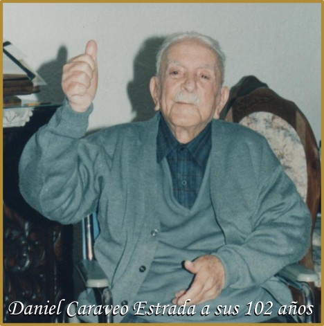 Daniel Caraveo Estrada de 102 años